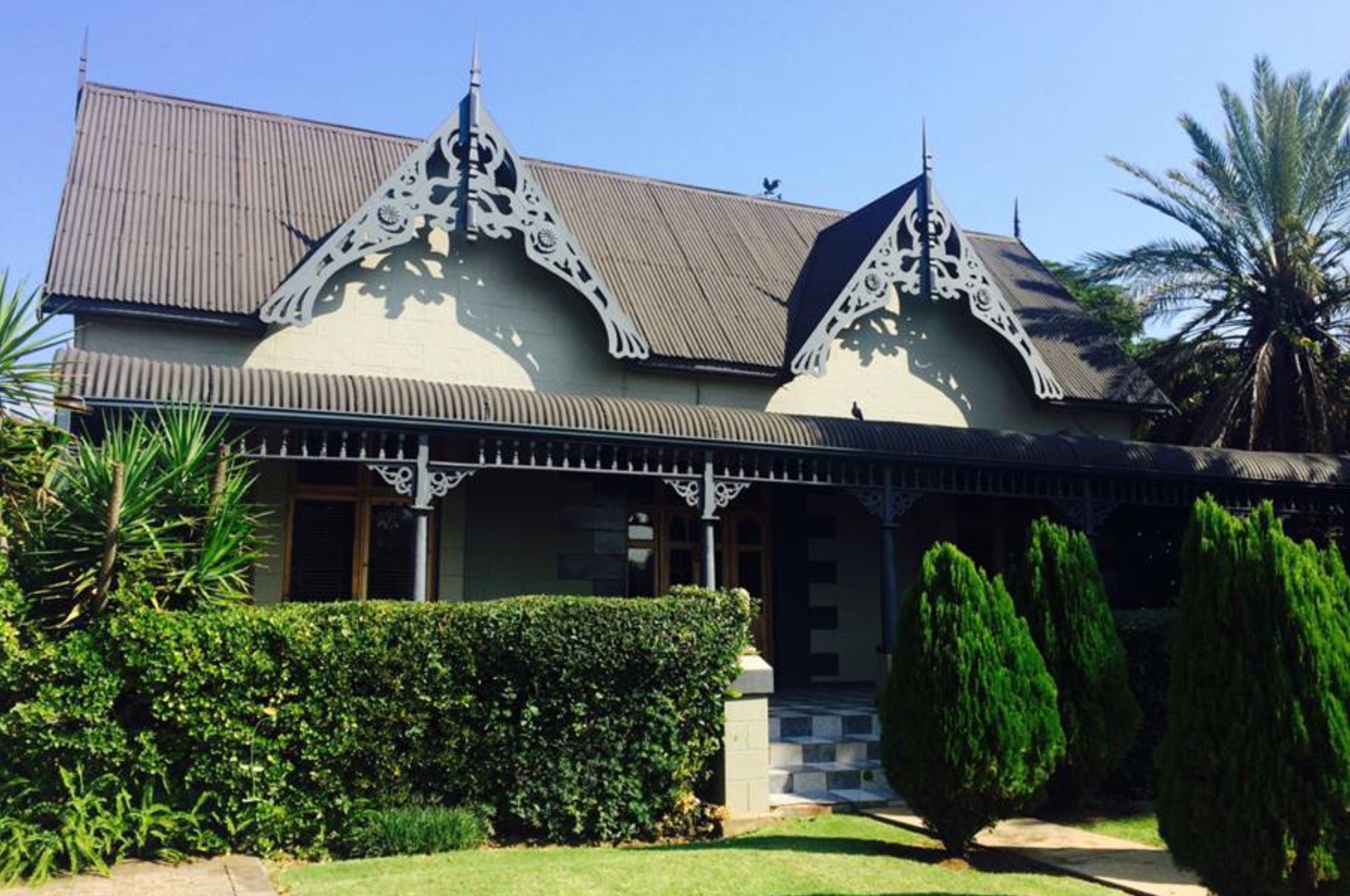 Front facade of The Gables Victorian guest house